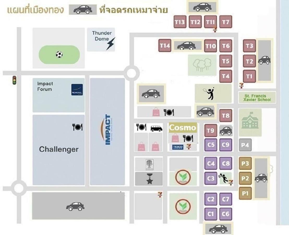 Popular Condo C6 Nonthaburi Zewnętrze zdjęcie